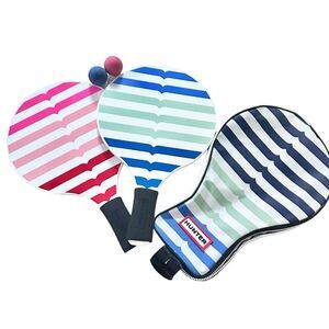 Hunter Paddle Ball Set with Carry Pouch - Blue, Pink